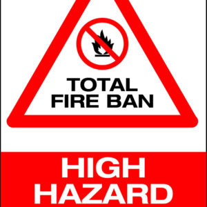 Fire ban sign